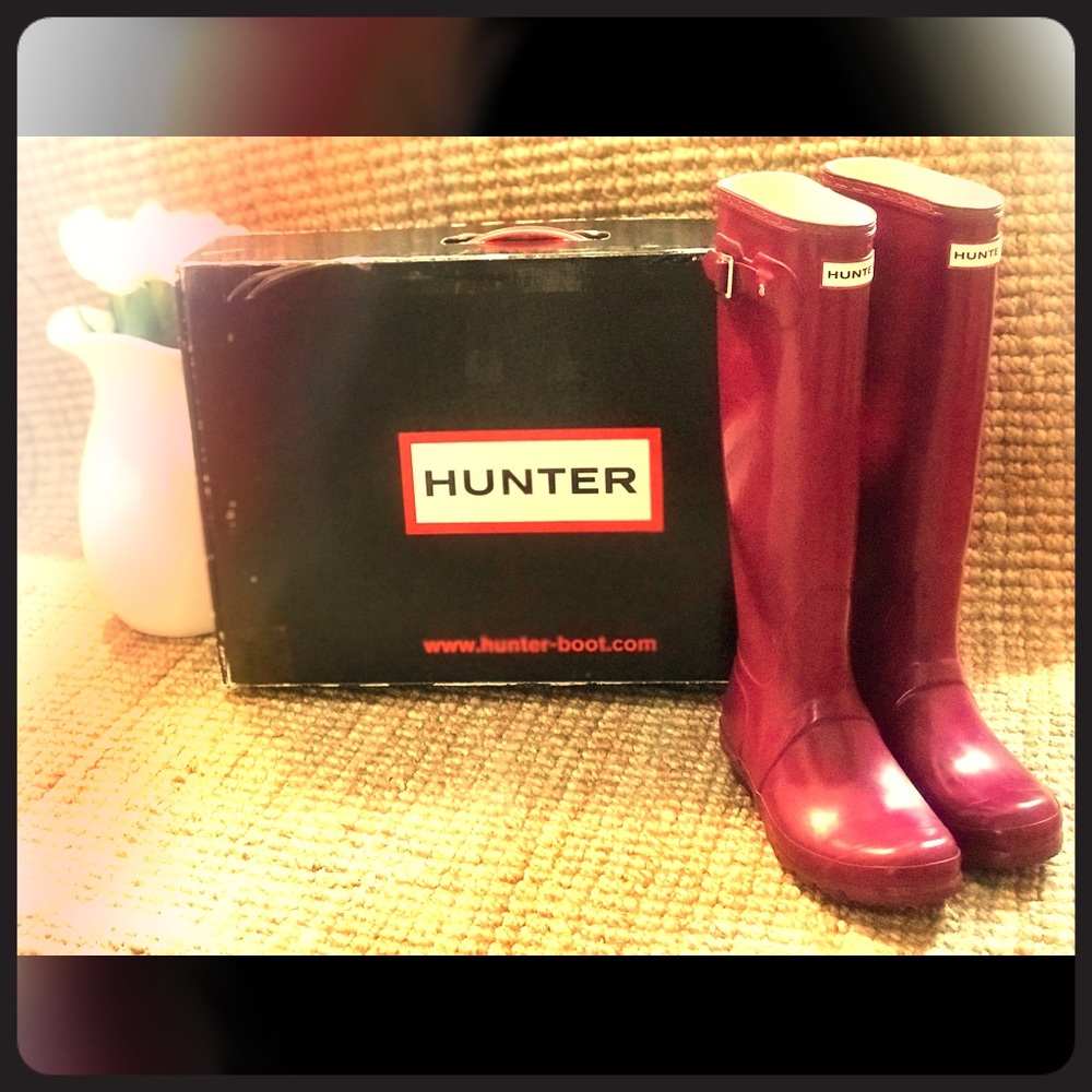 Hunter Original Tall Gloss - Violet